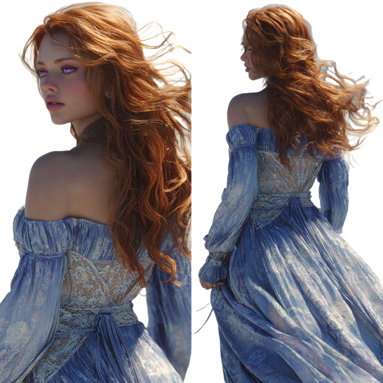 Ginger Beach Woman Vinyl Car Decal Sticker – Waterproof & UV-Resistant 3.4133333333333336"