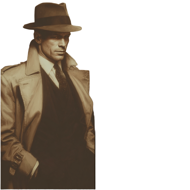 Noir Detective V24 Vinyl Car Decal Sticker – Waterproof & UV-Resistant 3.4133333333333336"