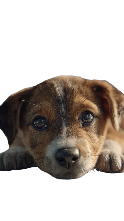 Sad Puppy V4 Vinyl Car Decal Sticker – Waterproof & UV-Resistant 4.8533333333333335"