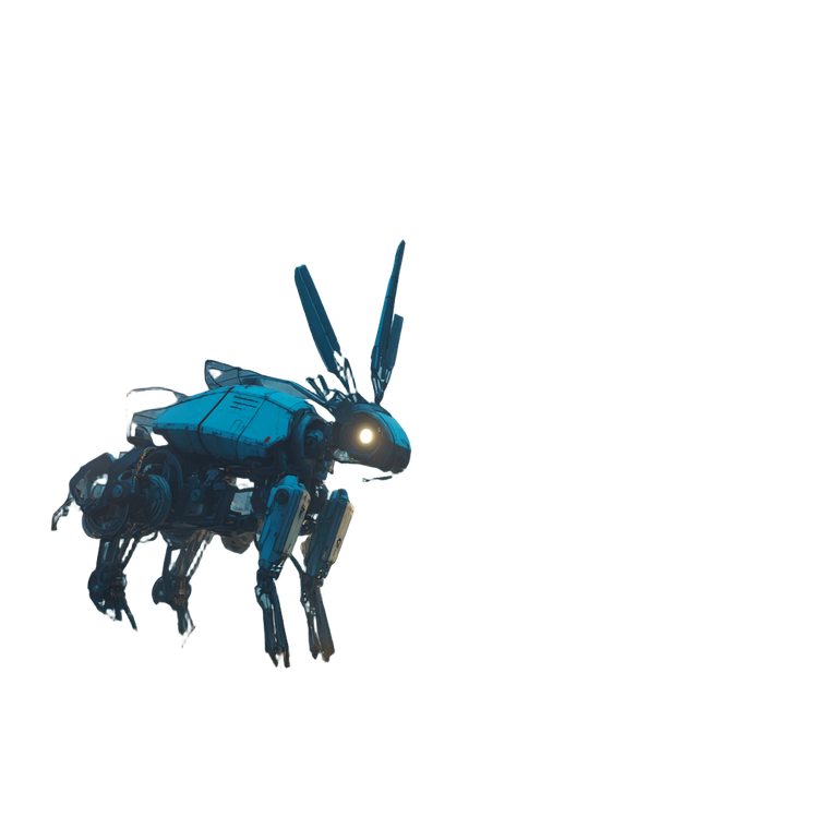 Robot Animal Forest Vinyl Car Decal Sticker – Waterproof & UV-Resistant 3.4133333333333336"