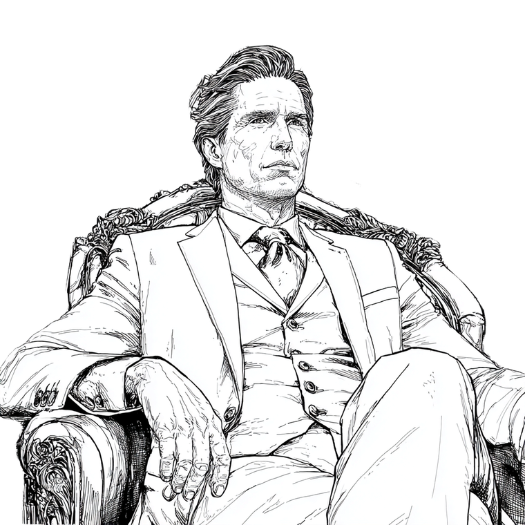 Bruce Wayne Study Vinyl Car Decal Sticker – Waterproof & UV-Resistant 6.826666666666667"