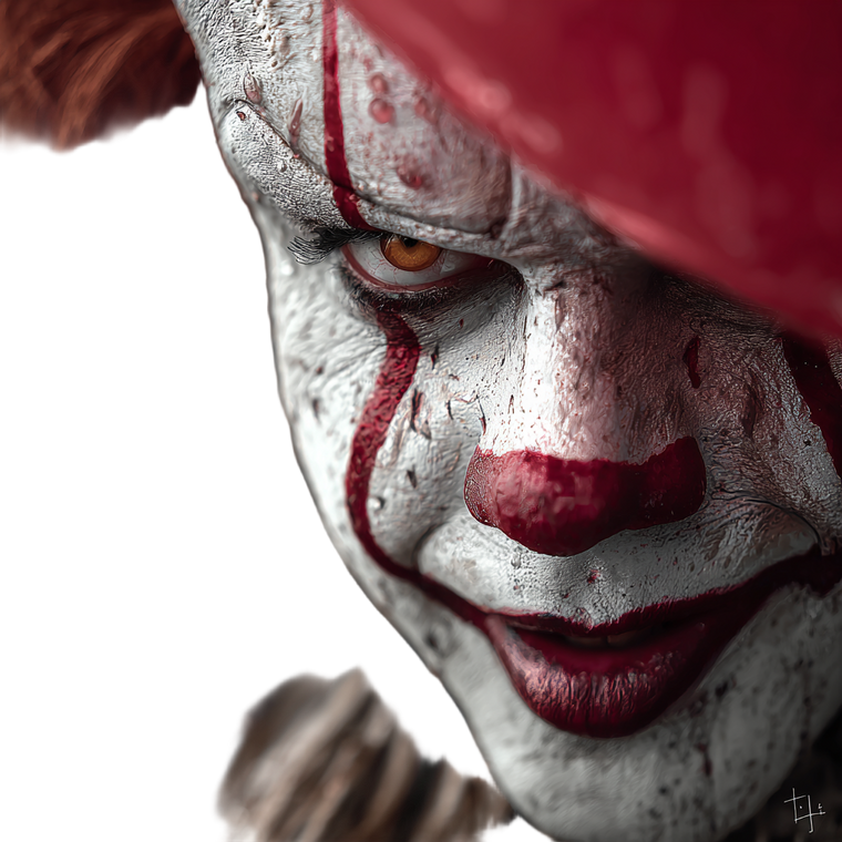 Pennywise V3 Vinyl Car Decal Sticker – Waterproof & UV-Resistant 6.826666666666667"