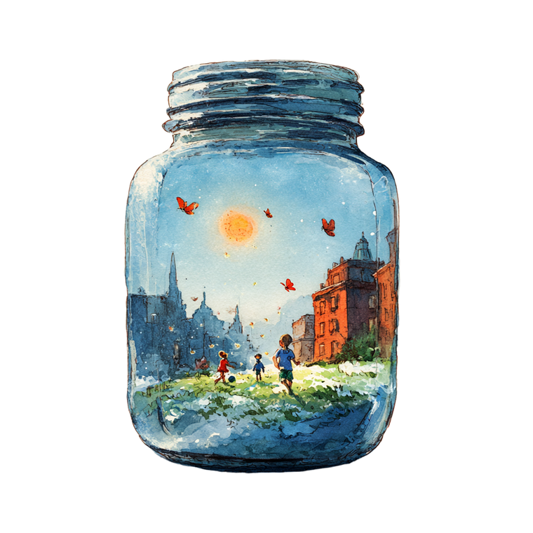 Summer In A Jar Vinyl Car Decal Sticker – Waterproof & UV-Resistant 6.826666666666667"