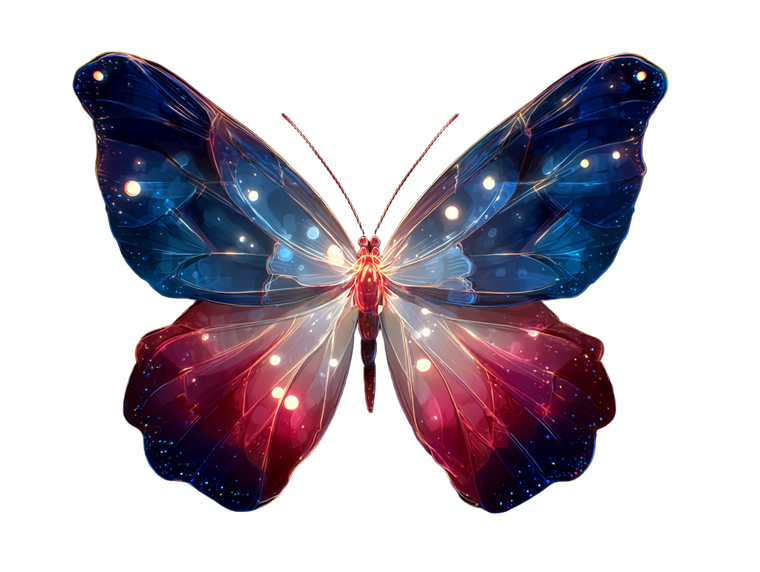 Fantasy Butterfly V8 Vinyl Car Decal Sticker – Waterproof & UV-Resistant 6.1866666666666665"