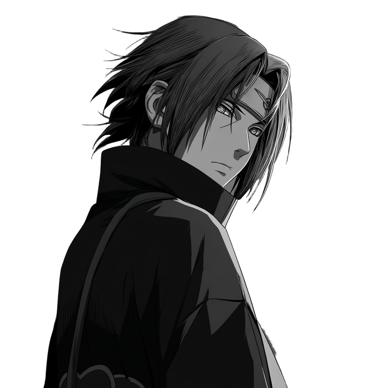 Itachi Uchiha Anime Vinyl Car Decal Sticker – Waterproof & UV-Resistant 3.4133333333333336"