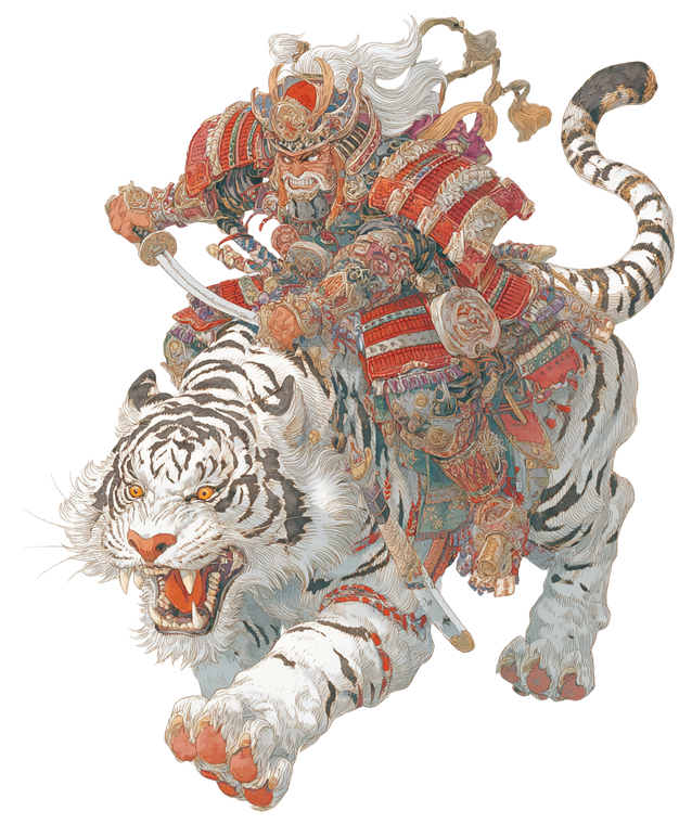 Fierce Tiger Warrior V3 Vinyl Car Decal Sticker – Waterproof & UV-Resistant 4.0"