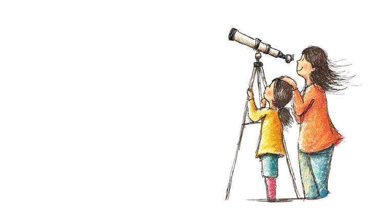 Stargazing Together V2 Vinyl Car Decal Sticker – Waterproof & UV-Resistant 2.72"