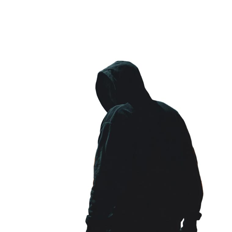 Mysterious Hooded Figure V71 Vinyl Car Decal Sticker – Waterproof & UV-Resistant 6.826666666666667"