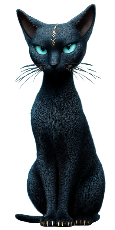 拟人化猫神 Vinyl Car Decal Sticker – Waterproof & UV-Resistant 5.12"
