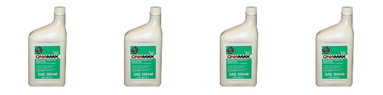 4x Maximum Protection SAE 15W-40 Oil | For RV Generator Engines | Cummins Power Generation