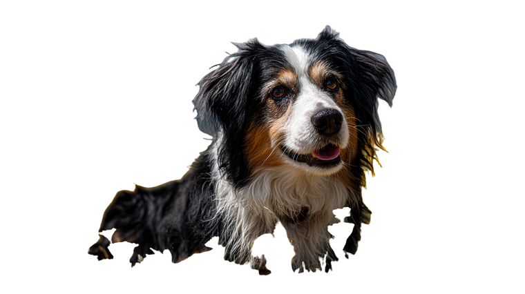 Dog In Field V2 Vinyl Car Decal Sticker – Waterproof & UV-Resistant 2.72"