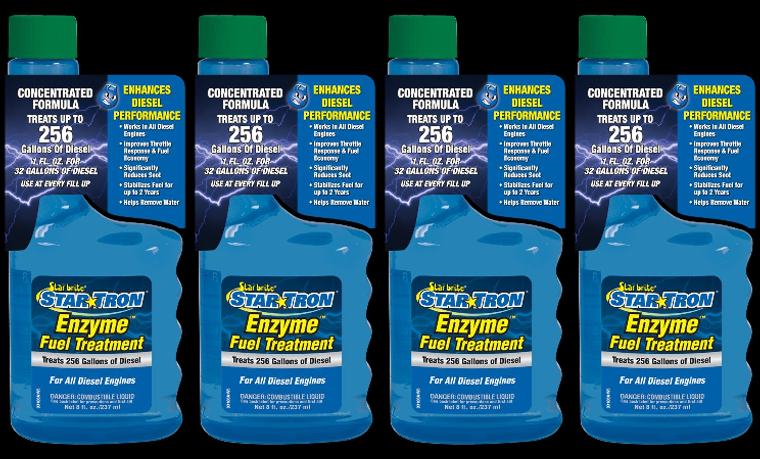 4x Star Brite Fuel Additive | Star Tron: Diesel Enzyme Treatment | Boost Fuel Economy & Performance