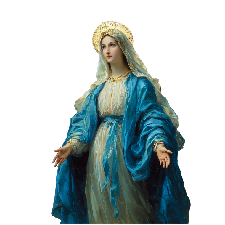 Mary Mother Vinyl Car Decal Sticker – Waterproof & UV-Resistant 6.826666666666667"