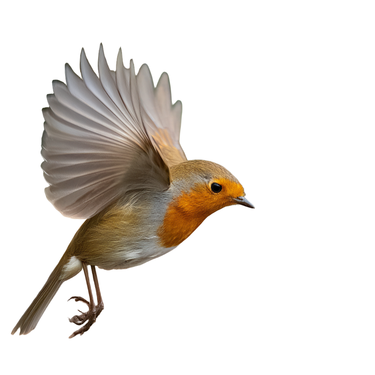 Hovering Robin Vinyl Car Decal Sticker – Waterproof & UV-Resistant 3.4133333333333336"