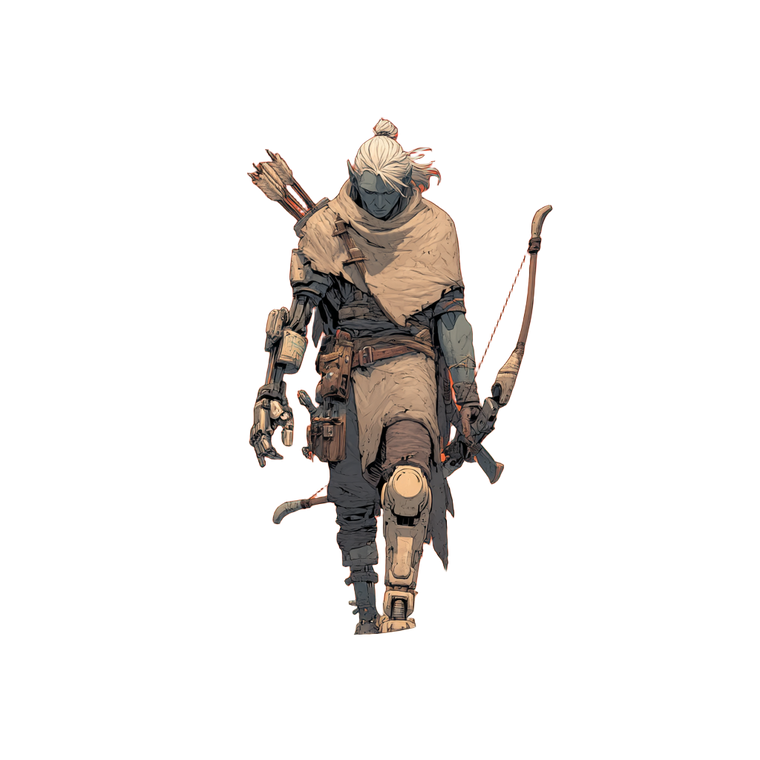 Drow Elf Archer V5 Vinyl Car Decal Sticker – Waterproof & UV-Resistant 3.4133333333333336"