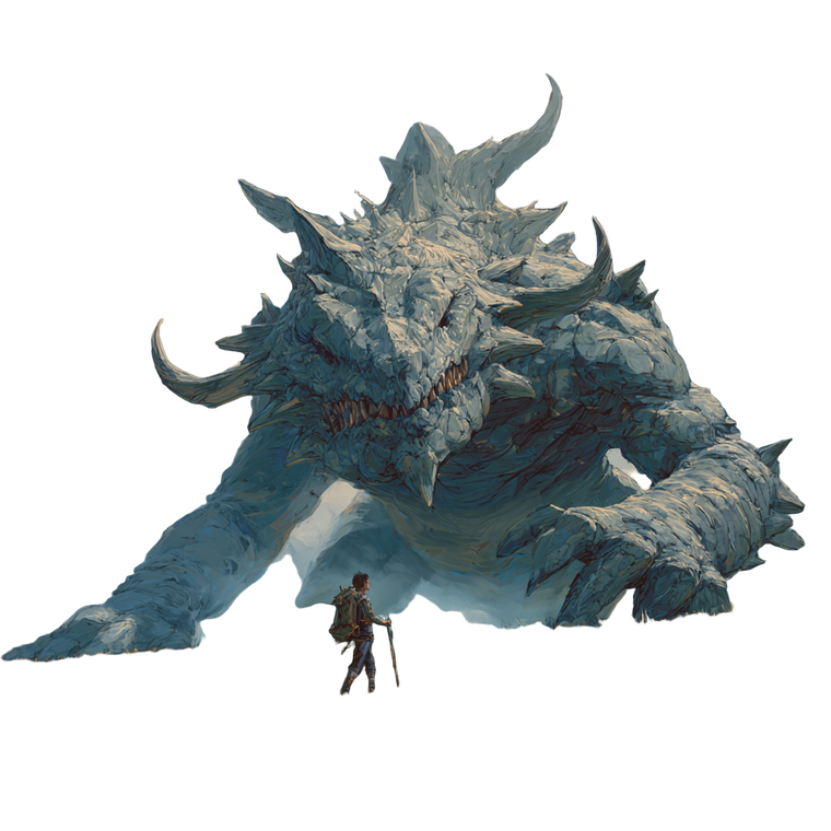 Giant Fantasy Monster Vinyl Car Decal Sticker – Waterproof & UV-Resistant 3.4133333333333336"