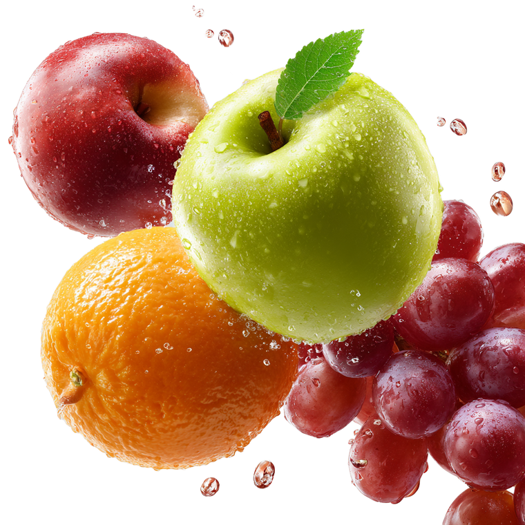 Floating Fruits V2 Vinyl Car Decal Sticker – Waterproof & UV-Resistant 6.826666666666667"