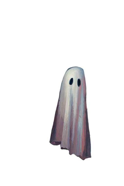 Ghost Behind Curtain Vinyl Car Decal Sticker – Waterproof & UV-Resistant 4.4