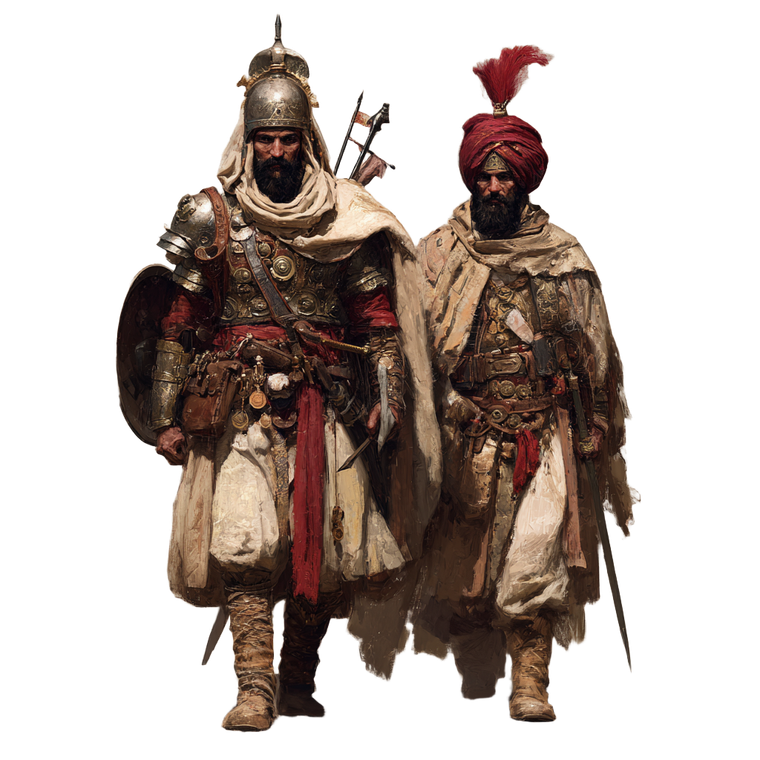 Ancient Fantasy Soldiers Vinyl Car Decal Sticker – Waterproof & UV-Resistant 3.4133333333333336"