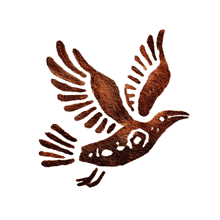 Polynesian Bird Painting Vinyl Car Decal Sticker – Waterproof & UV-Resistant 3.4133333333333336"