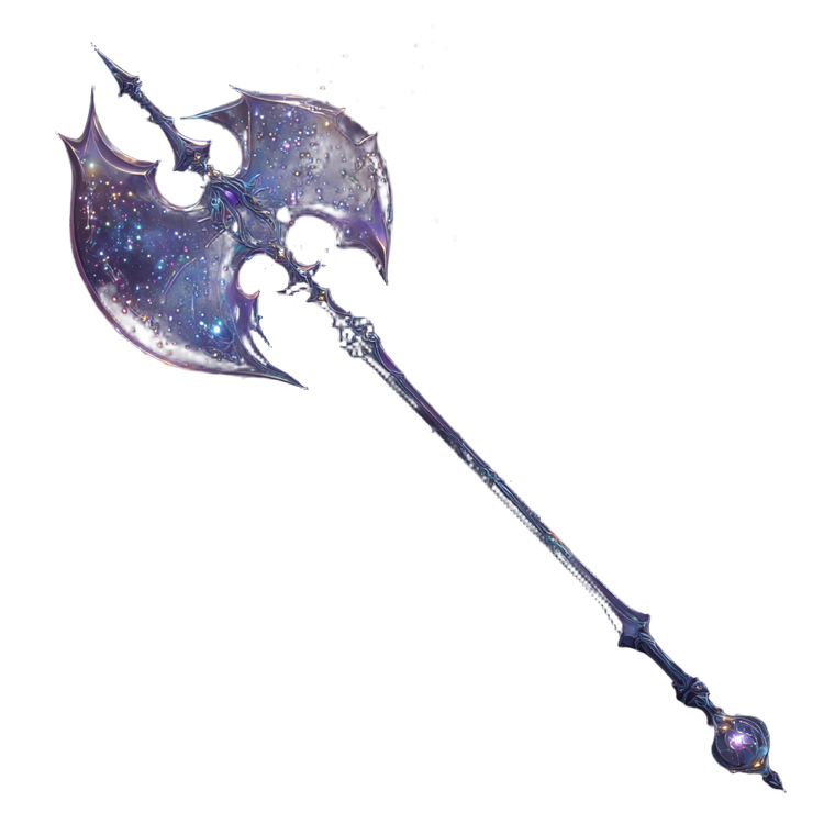 Cosmic Axe Vinyl Car Decal Sticker – Waterproof & UV-Resistant 3.4133333333333336"