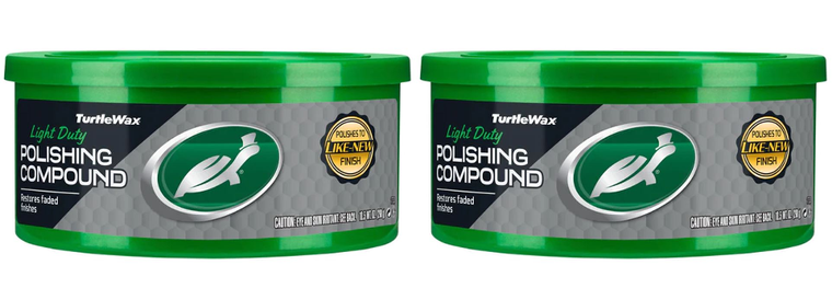 2x Revive Your Vehicle's Shine | Turtle Wax Renew RX Polishing Compound | Removes Oxidized Pigment & Dirt | Pre-Softened Paste