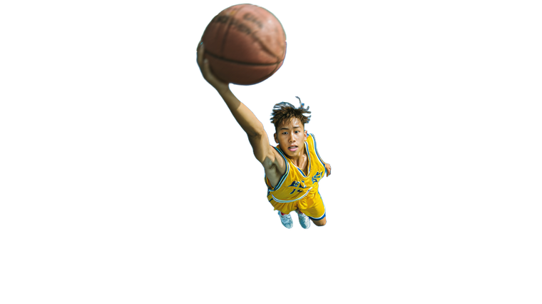 Basketball Dunk Shot V2 Vinyl Car Decal Sticker – Waterproof & UV-Resistant 2.72"