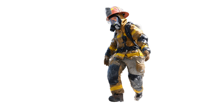 Heroic Firefighter Rescue V8 Vinyl Car Decal Sticker – Waterproof & UV-Resistant 5.4