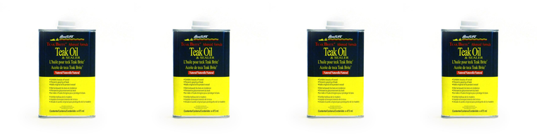 4x Revitalize Your Boat's Teak | Boat Teak Sealer | 16oz Can | Easy Wood Protection