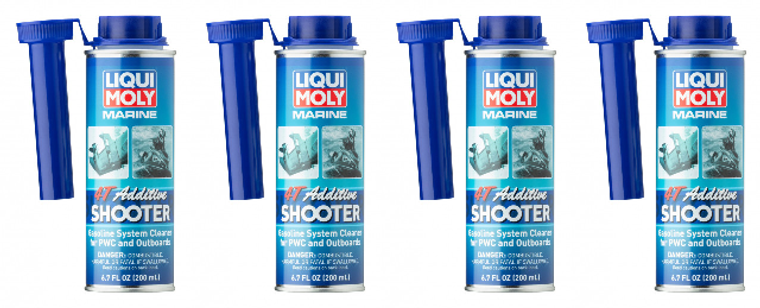 4x Revitalize Your Engine's Performance | Liqui Moly Fuel Additive | Marine 4T | For Gasoline | 200ml Can