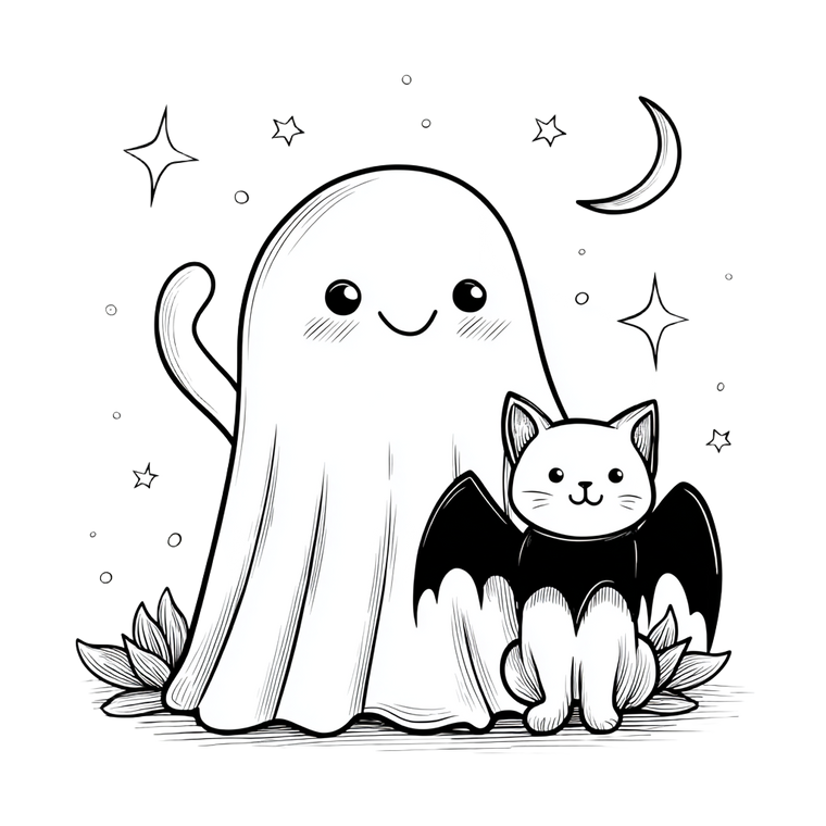Kawaii Halloween Ghost V5 Vinyl Car Decal Sticker – Waterproof & UV-Resistant 6.826666666666667"
