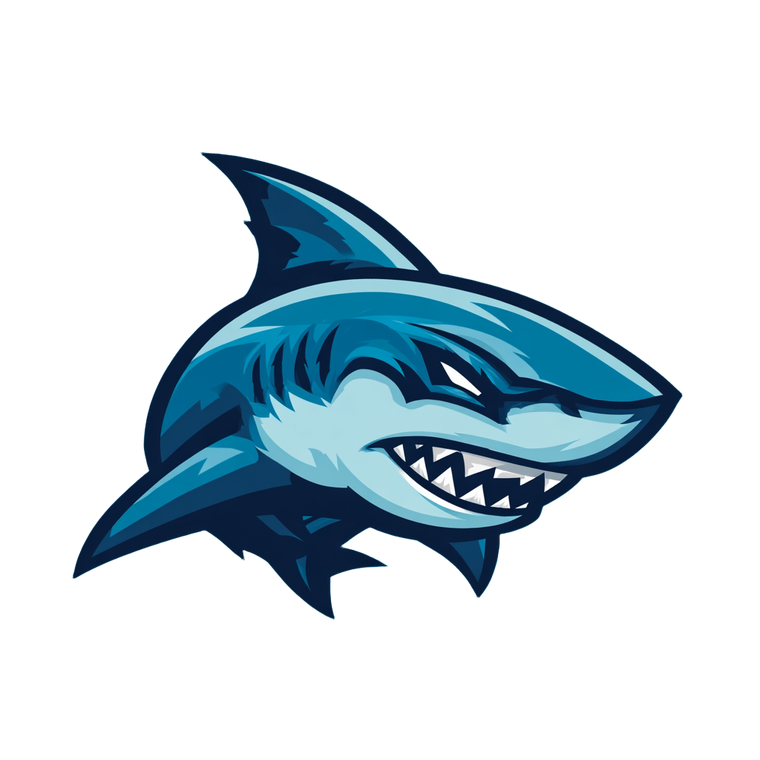 Mean Mako Logo Vinyl Car Decal Sticker – Waterproof & UV-Resistant 3.4133333333333336"