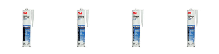 4x 3M 5200 Adhesive Sealant | Marine Grade, Permanent Bonding | Mahogany Color | 10oz Cartridge