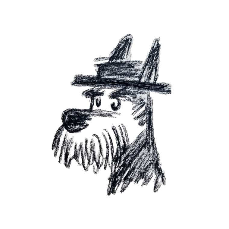 Schnauzer With Hat Vinyl Car Decal Sticker – Waterproof & UV-Resistant 3.4133333333333336"