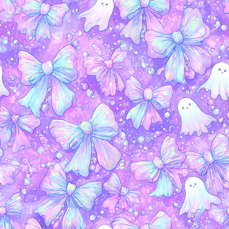 Iridescent Ghosts V4 Vinyl Car Decal Sticker – Waterproof & UV-Resistant 3.4133333333333336"