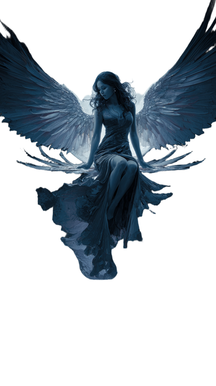 Ethereal Winged Lilith Vinyl Car Decal Sticker – Waterproof & UV-Resistant 4.8533333333333335"