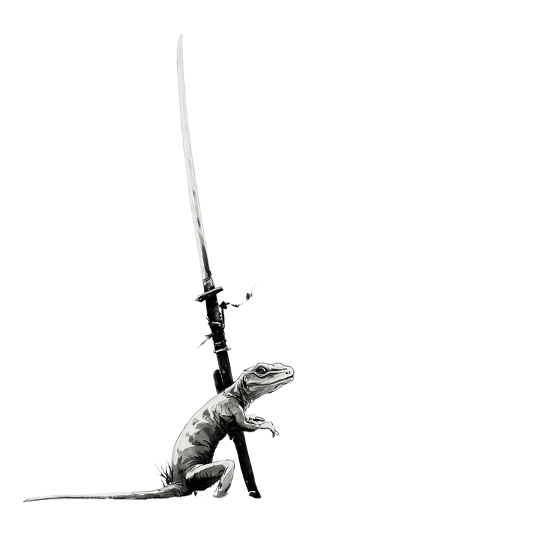 Gecko Warrior V2 Vinyl Car Decal Sticker – Waterproof & UV-Resistant 6.826666666666667"