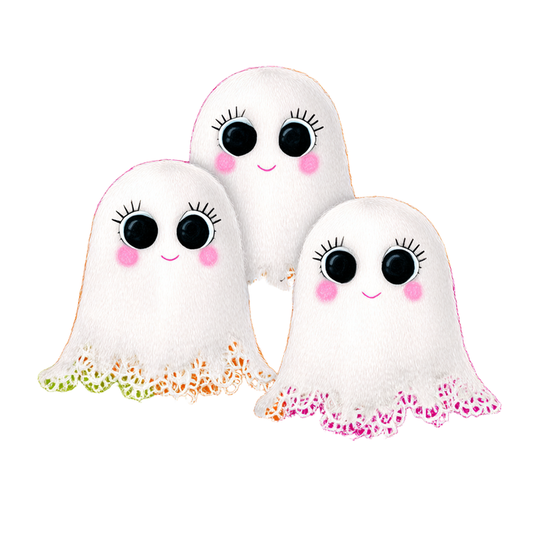 Cute Sheet Ghosts Vinyl Car Decal Sticker – Waterproof & UV-Resistant 6.826666666666667"