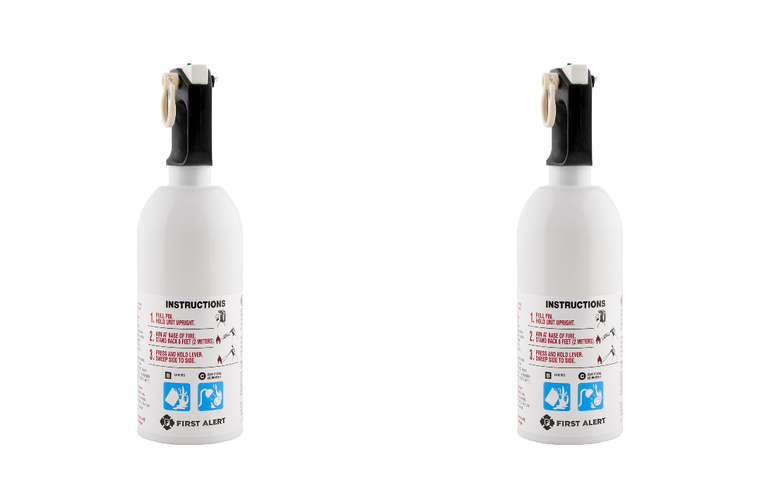 2x BRK Electronics Fire Extinguisher | Sodium Bicarbonate Agent | UL Rated 5-B:C | Easy Install