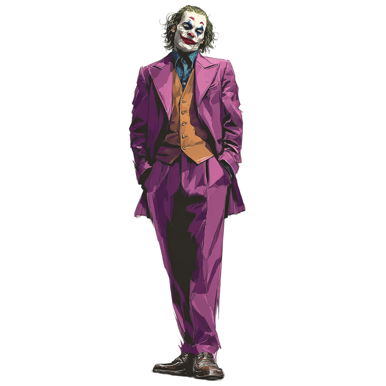 Confident Joker Vinyl Car Decal Sticker – Waterproof & UV-Resistant 6.826666666666667"