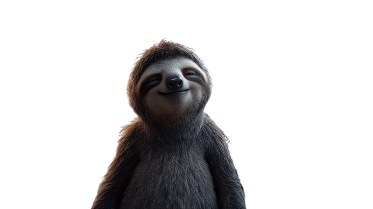 Singing Sloth Drummer Vinyl Car Decal Sticker – Waterproof & UV-Resistant 5.4
