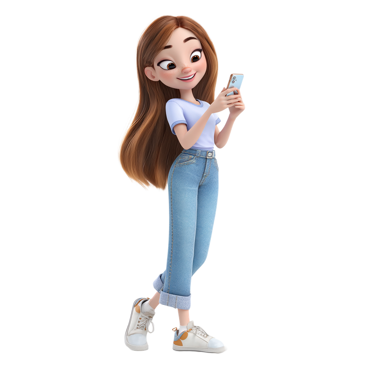 Disney-Style Girl V15 Vinyl Car Decal Sticker – Waterproof & UV-Resistant 3.4133333333333336"