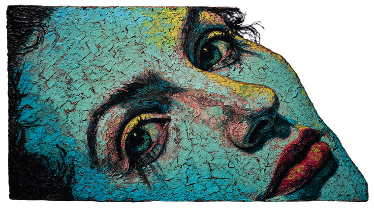 Picasso-Inspired Portrait V2 Vinyl Car Decal Sticker – Waterproof & UV-Resistant 5.4