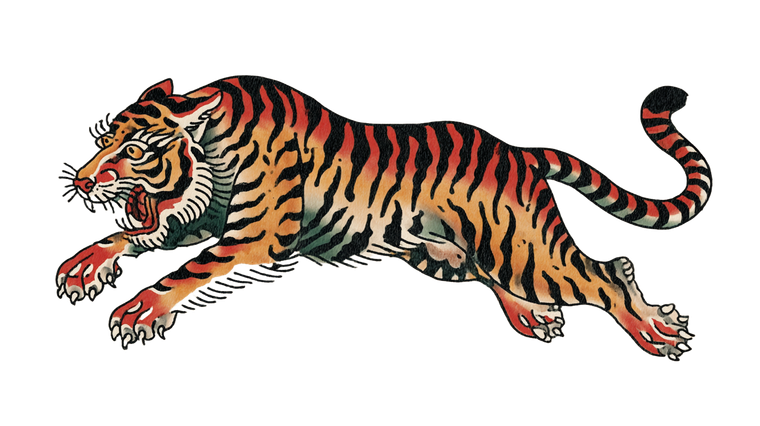 Tiger Tattoo V5 Vinyl Car Decal Sticker – Waterproof & UV-Resistant 5.4