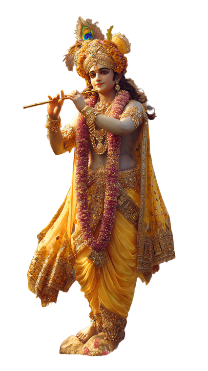 Divine Lord Krishna V29 Vinyl Car Decal Sticker – Waterproof & UV-Resistant 4.8533333333333335"