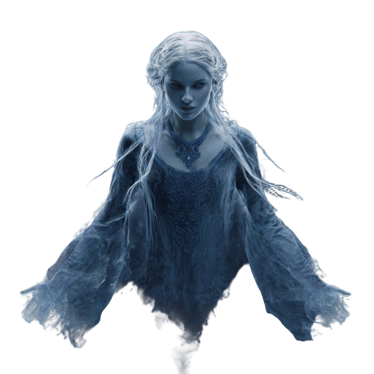 Fantasy Banshee Ghost Vinyl Car Decal Sticker – Waterproof & UV-Resistant 3.4133333333333336"