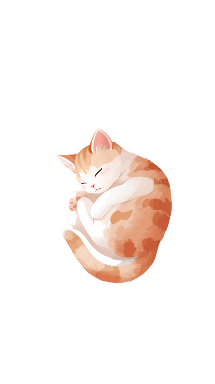 Sleepy Kawaii Cat Vinyl Car Decal Sticker – Waterproof & UV-Resistant 9.706666666666667"