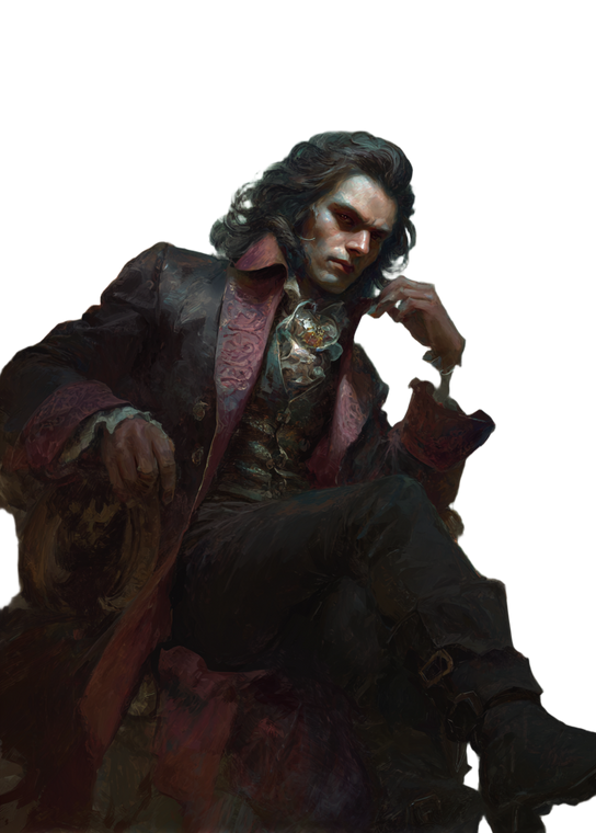 Dark Fantasy Vampire V8 Vinyl Car Decal Sticker – Waterproof & UV-Resistant 4.32"