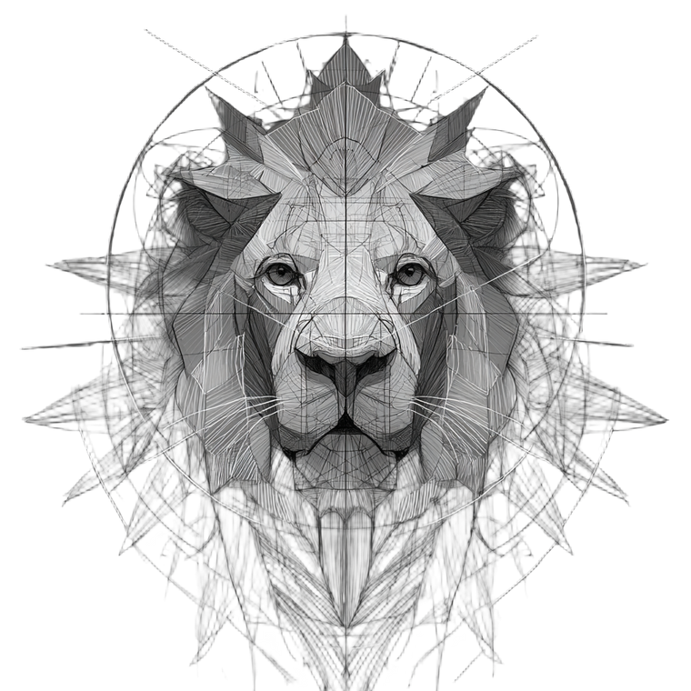Lion'S Head V3 Vinyl Car Decal Sticker – Waterproof & UV-Resistant 3.4133333333333336"