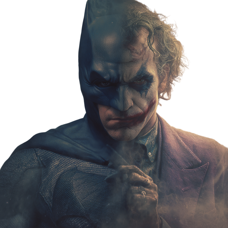 Batman Joker Fusion V5 Vinyl Car Decal Sticker – Waterproof & UV-Resistant 3.4133333333333336"